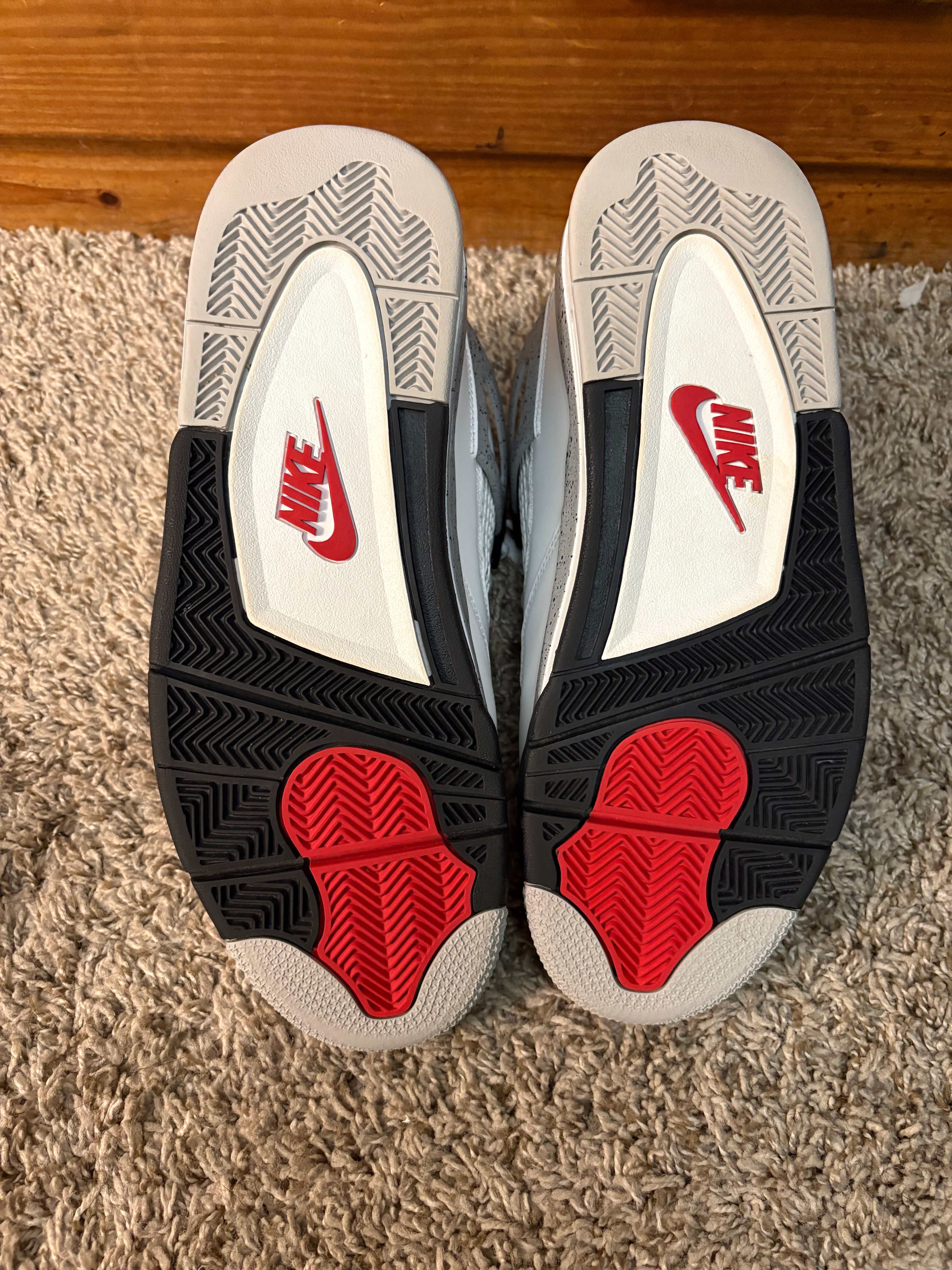 (Pre Owned) Jordan 4 White Cement 2025 - Size 11