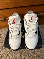 (Pre Owned) Jordan 4 White Cement 2025 - Size 10.5