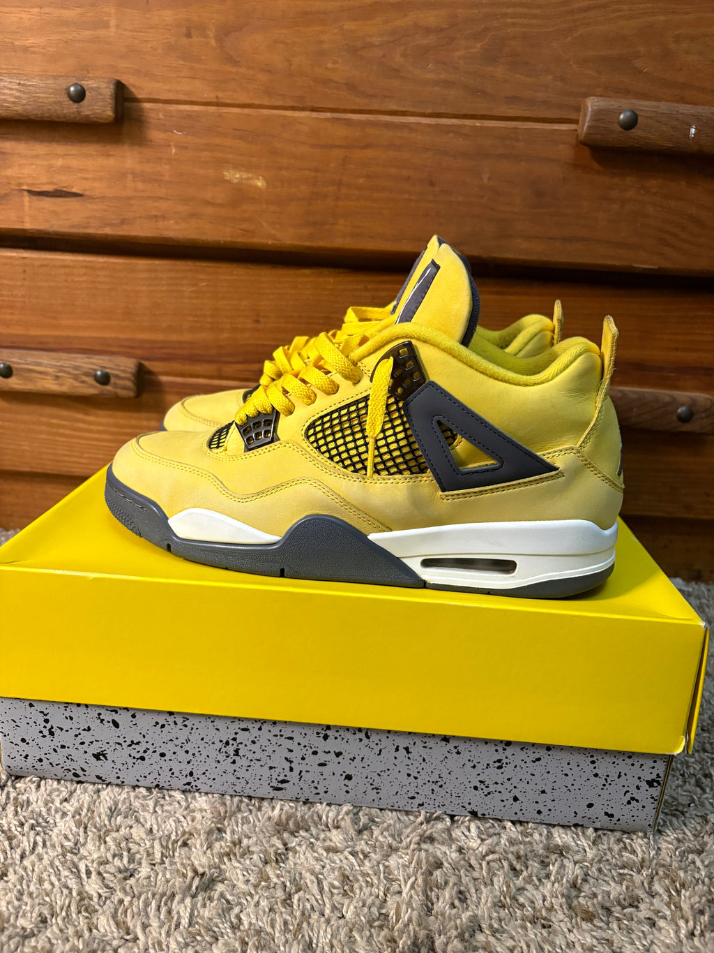 (Pre Owned) Jordan 4 Lightning - Size 11.5
