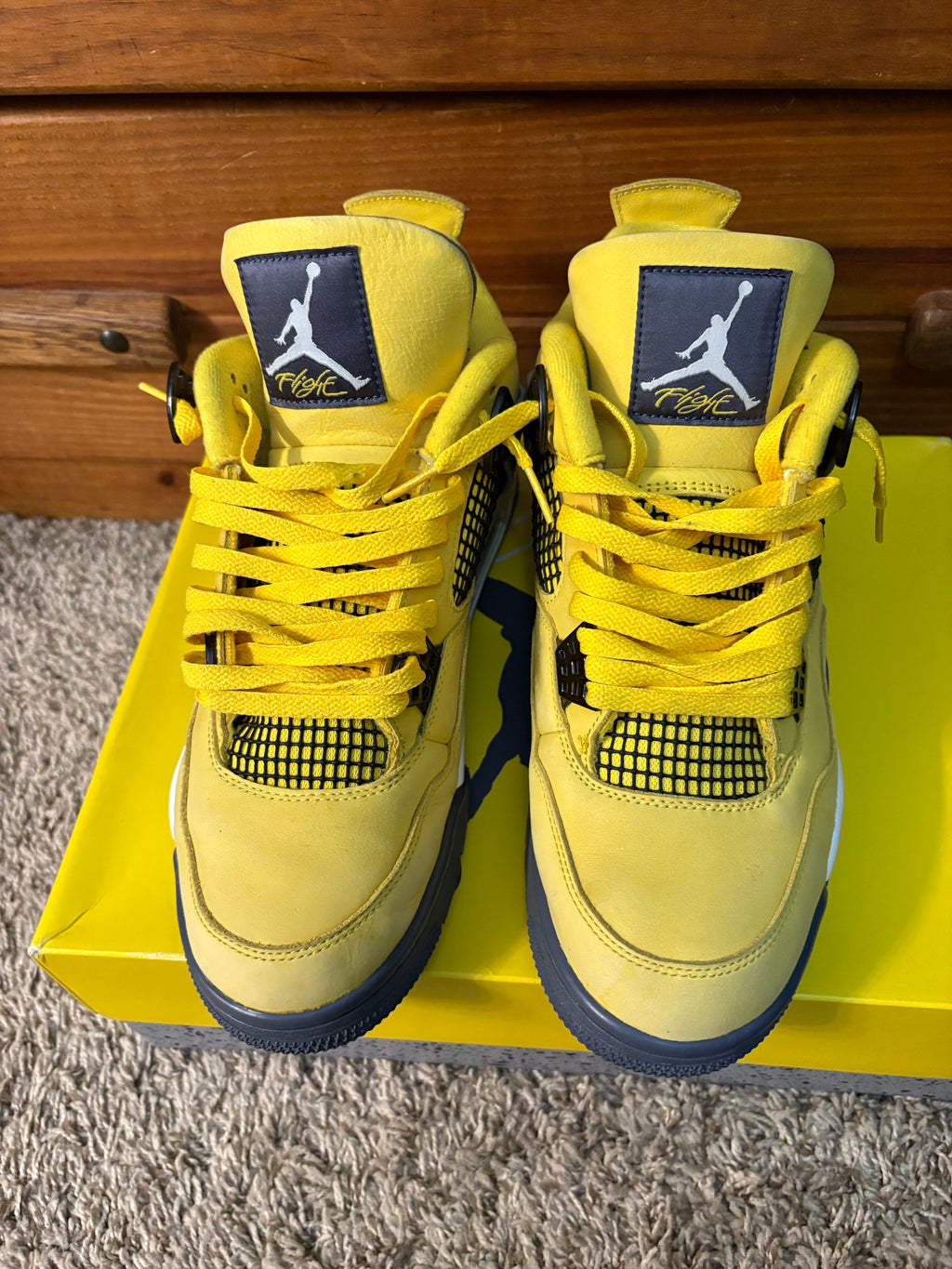 (Pre Owned) Jordan 4 Lightning - Size 11.5