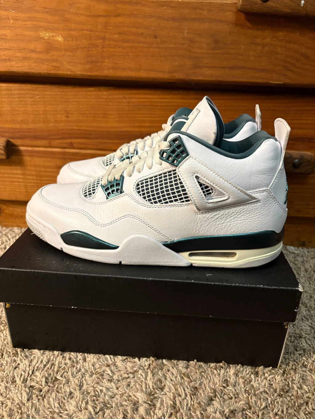 (Pre Owned) Jordan 4 Oxidized Green - Size 11