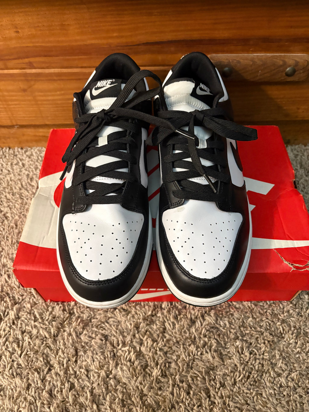 (Pre Owned) Nike Dunk Panda Low - Size 10