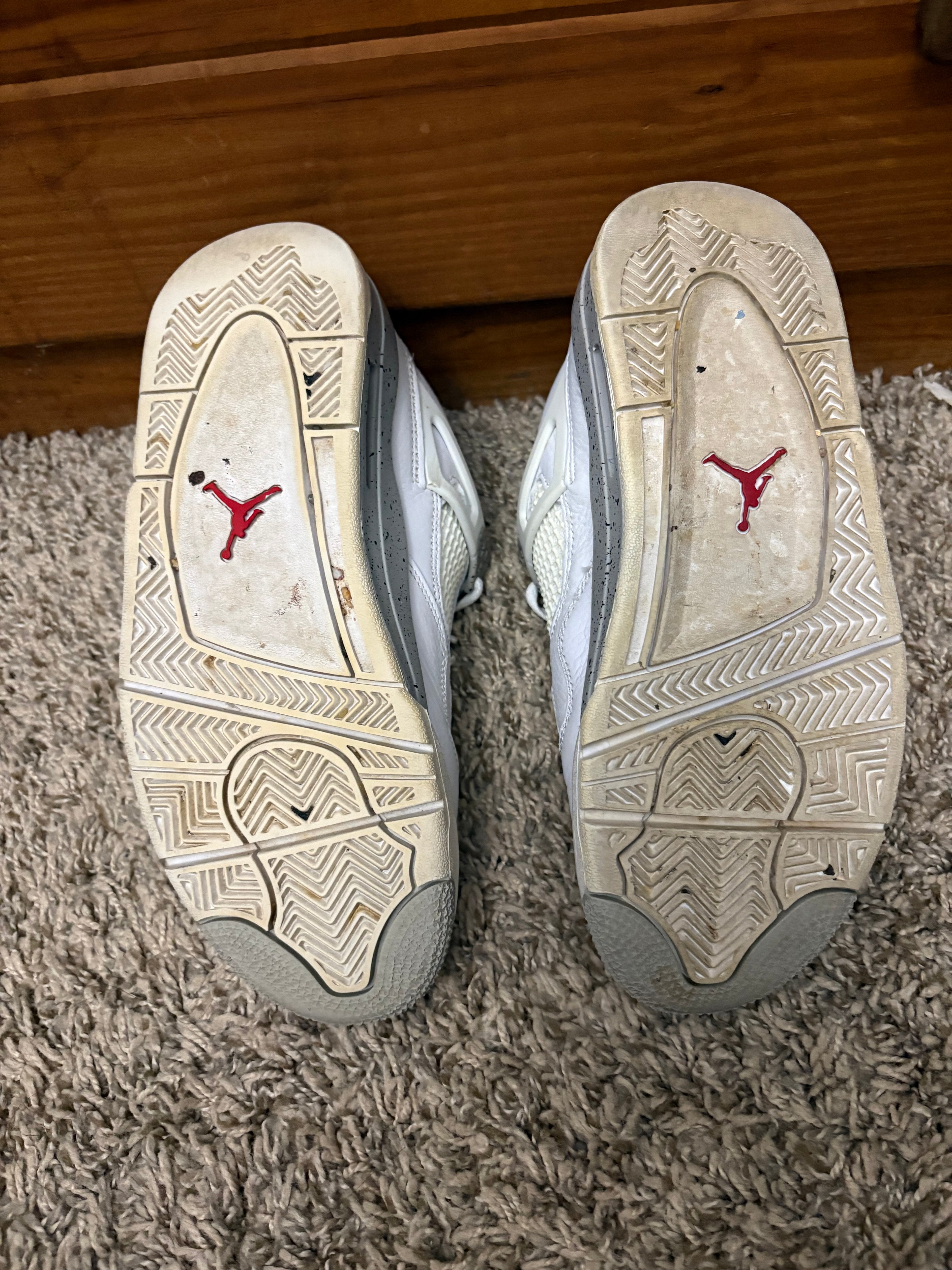 (Pre Owned) Jordan 4 White Oreo - Size 5y