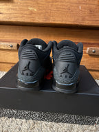 (Brand New/Tried On *Read Description*) Jordan 3 Black Cat 2025 - Size 4.5y