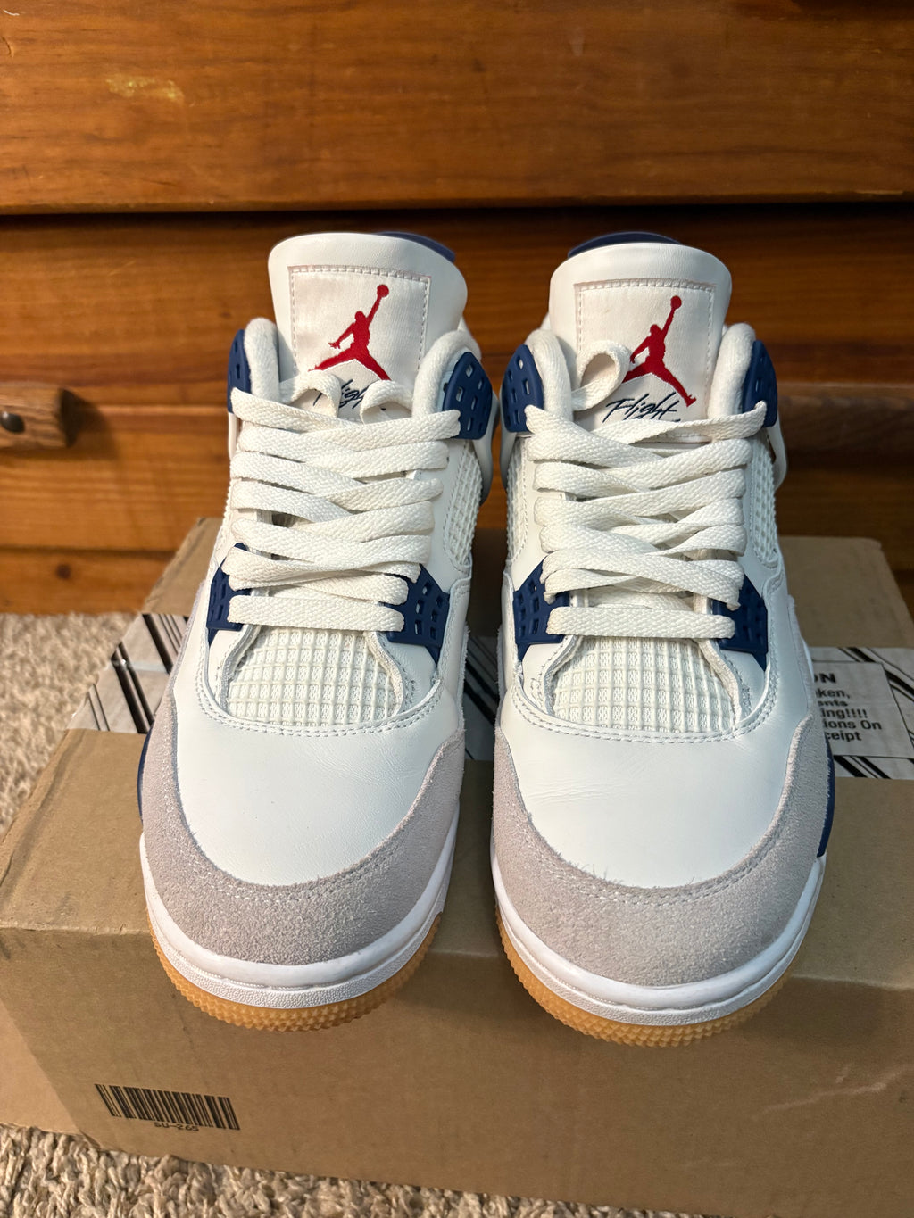(Pre Owned) Jordan 4 SB Navy - Size 8
