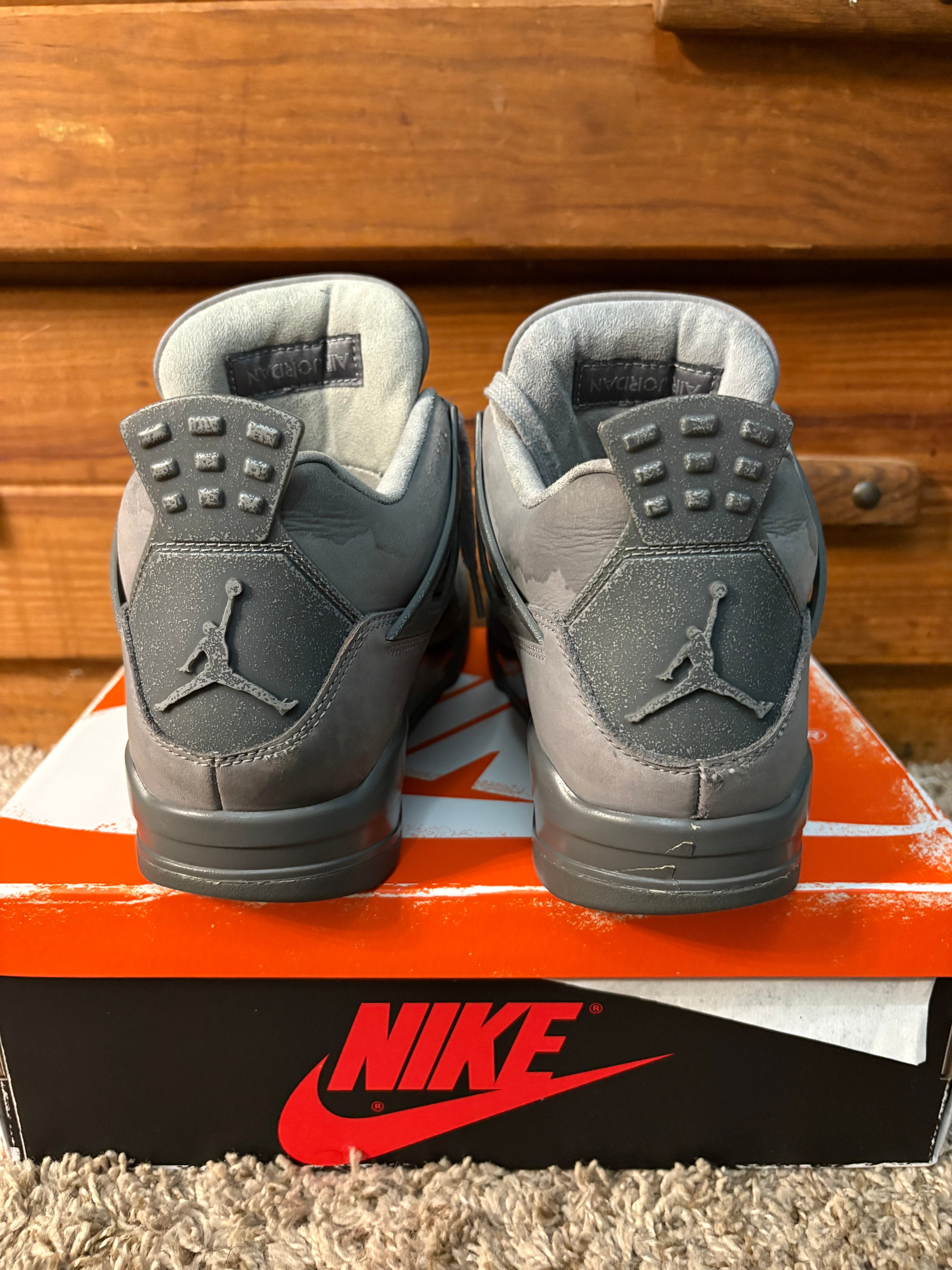 (Pre Owned) Jordan 4 Wet Cement - Size 9