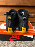 (Pre Owned) Jordan 12 University Gold - Size 6.5y