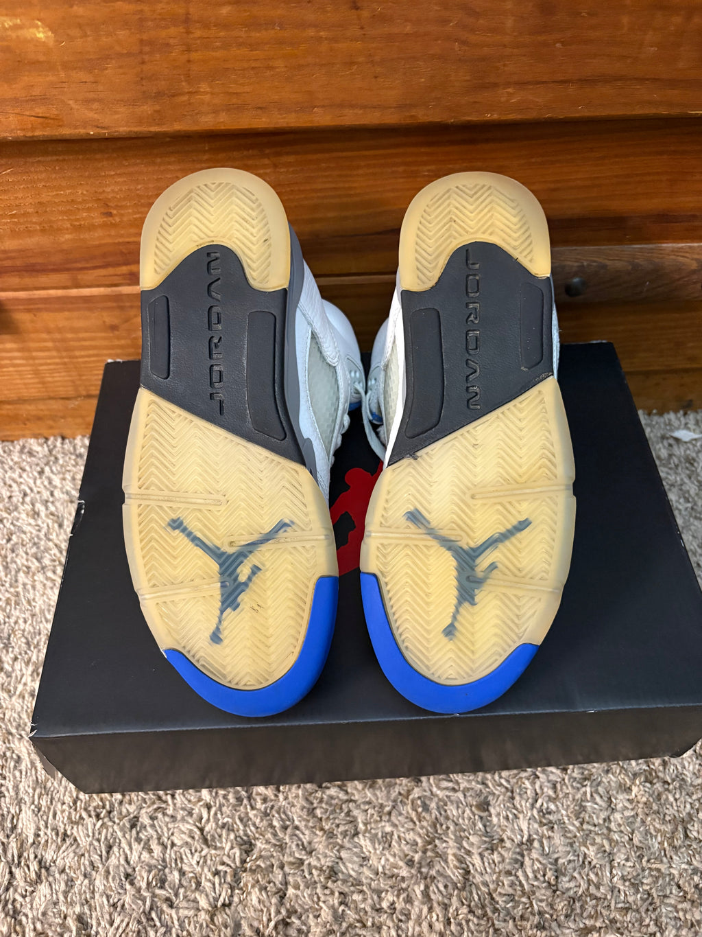 (Pre Owned) Jordan 5 Stealth - Size 6y