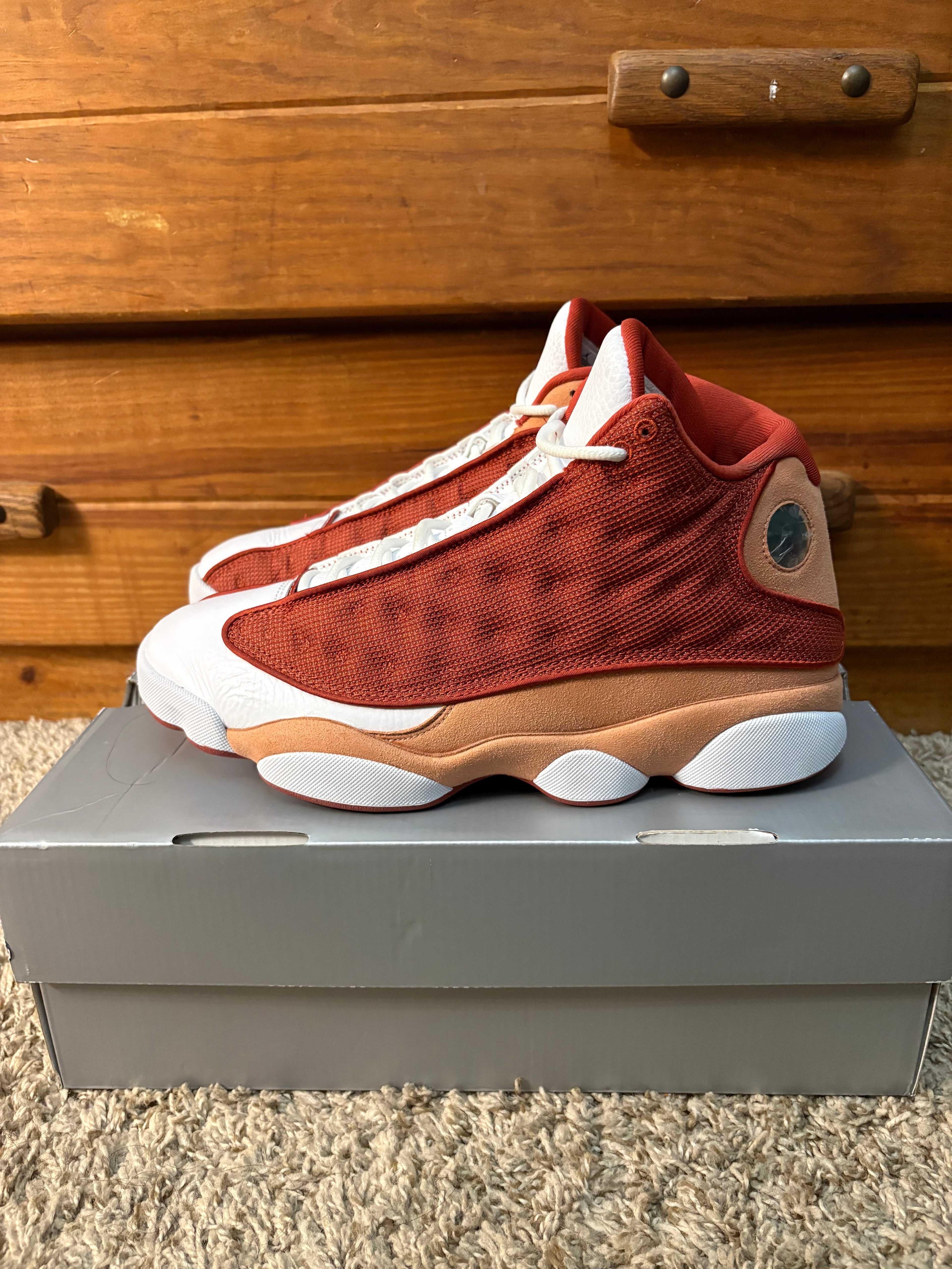 (Pre Owned) Jordan 13 Dune Red - Size 10.5