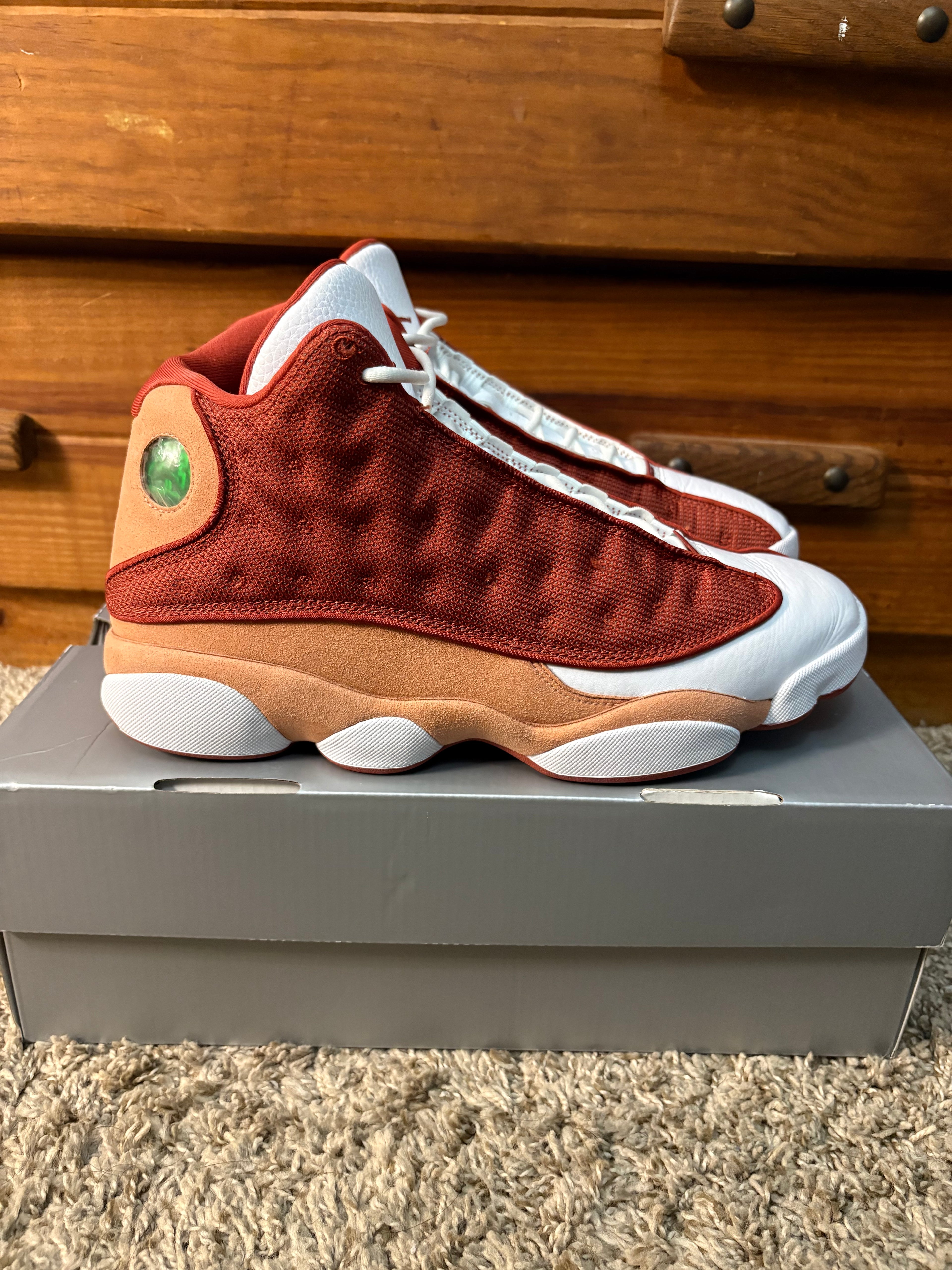 (Pre Owned) Jordan 13 Dune Red - Size 10.5