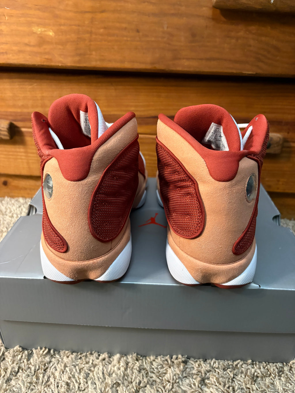 (Pre Owned) Jordan 13 Dune Red - Size 10.5