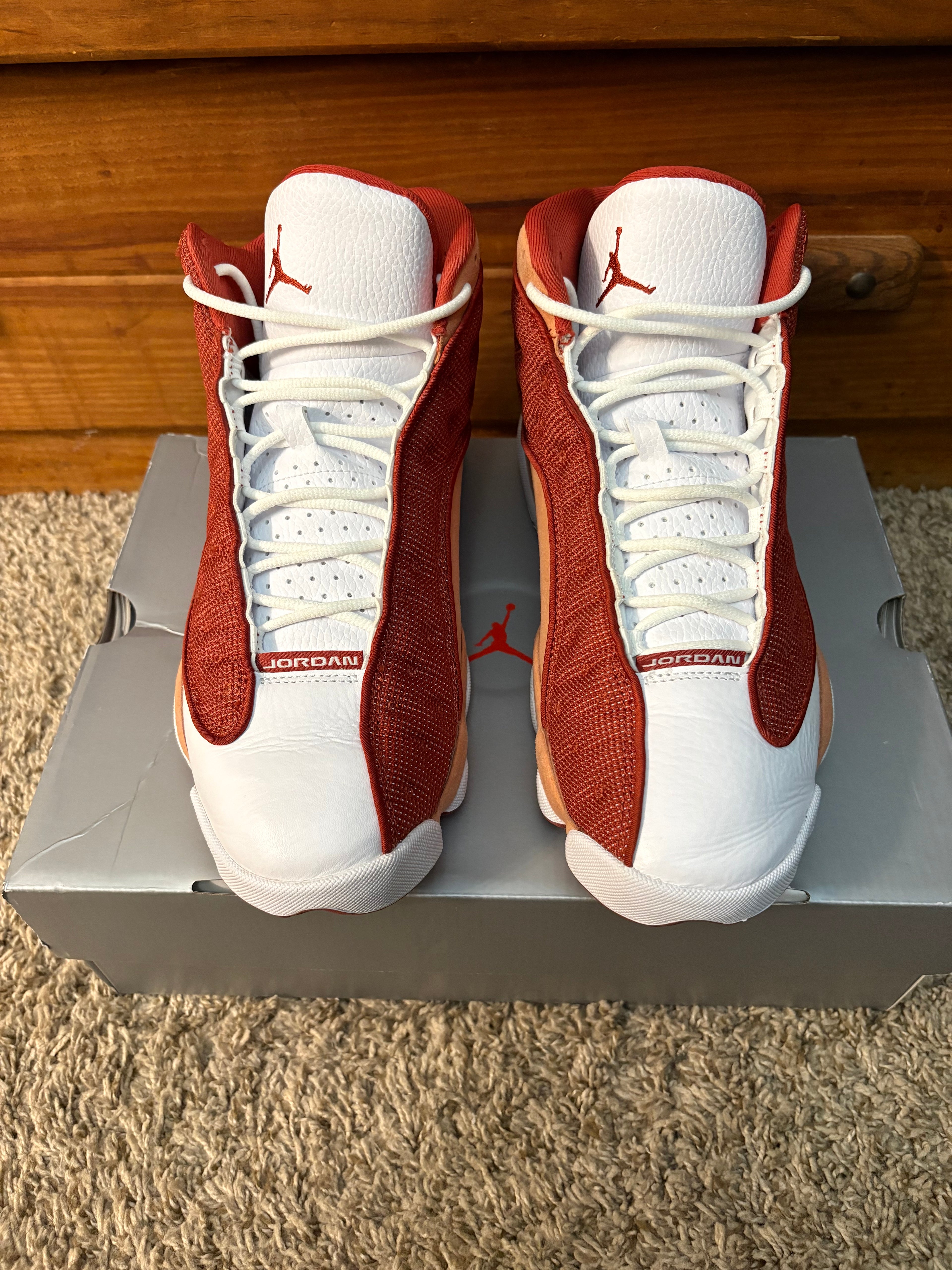(Pre Owned) Jordan 13 Dune Red - Size 10.5