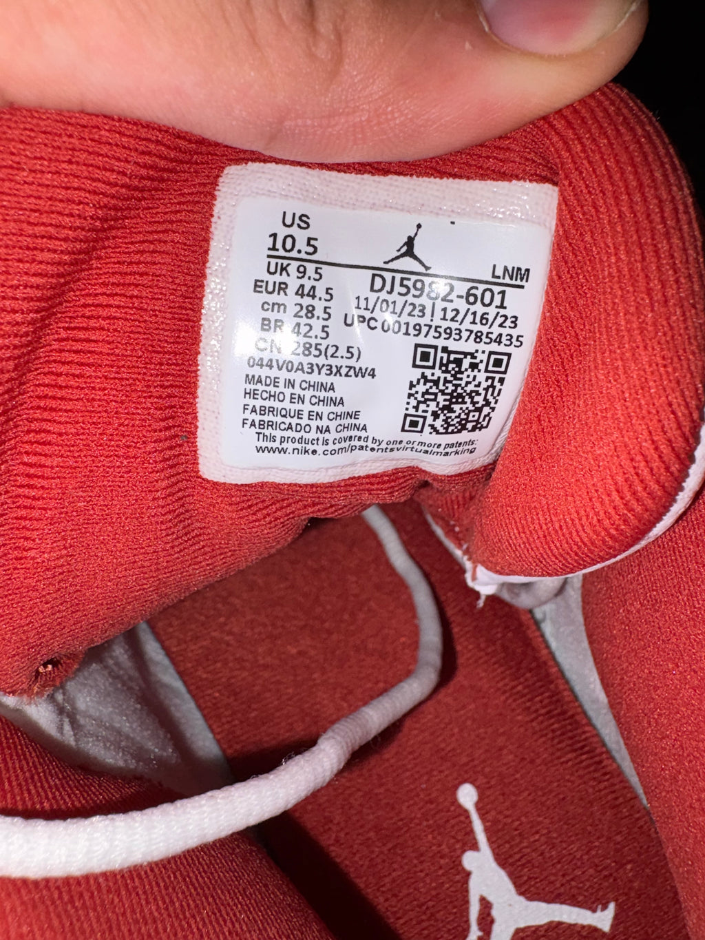 (Pre Owned) Jordan 13 Dune Red - Size 10.5