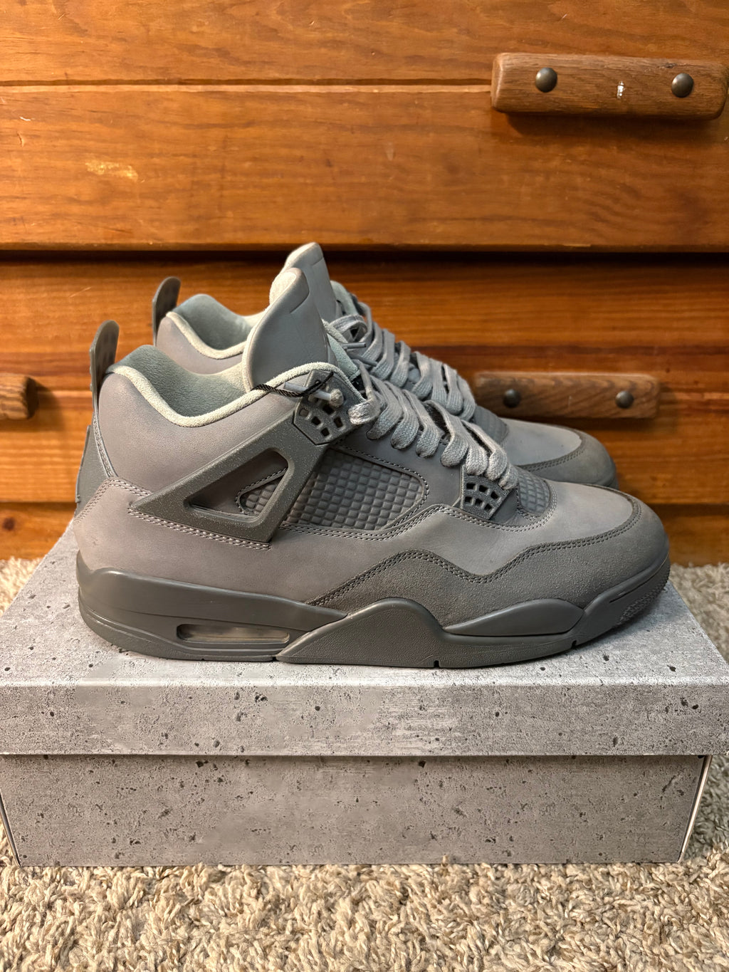 (Pre Owned) Jordan 4 Wet Cement - Size 12