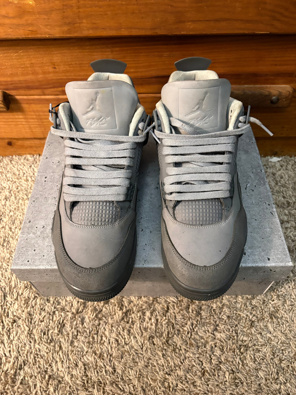(Pre Owned) Jordan 4 Wet Cement - Size 12