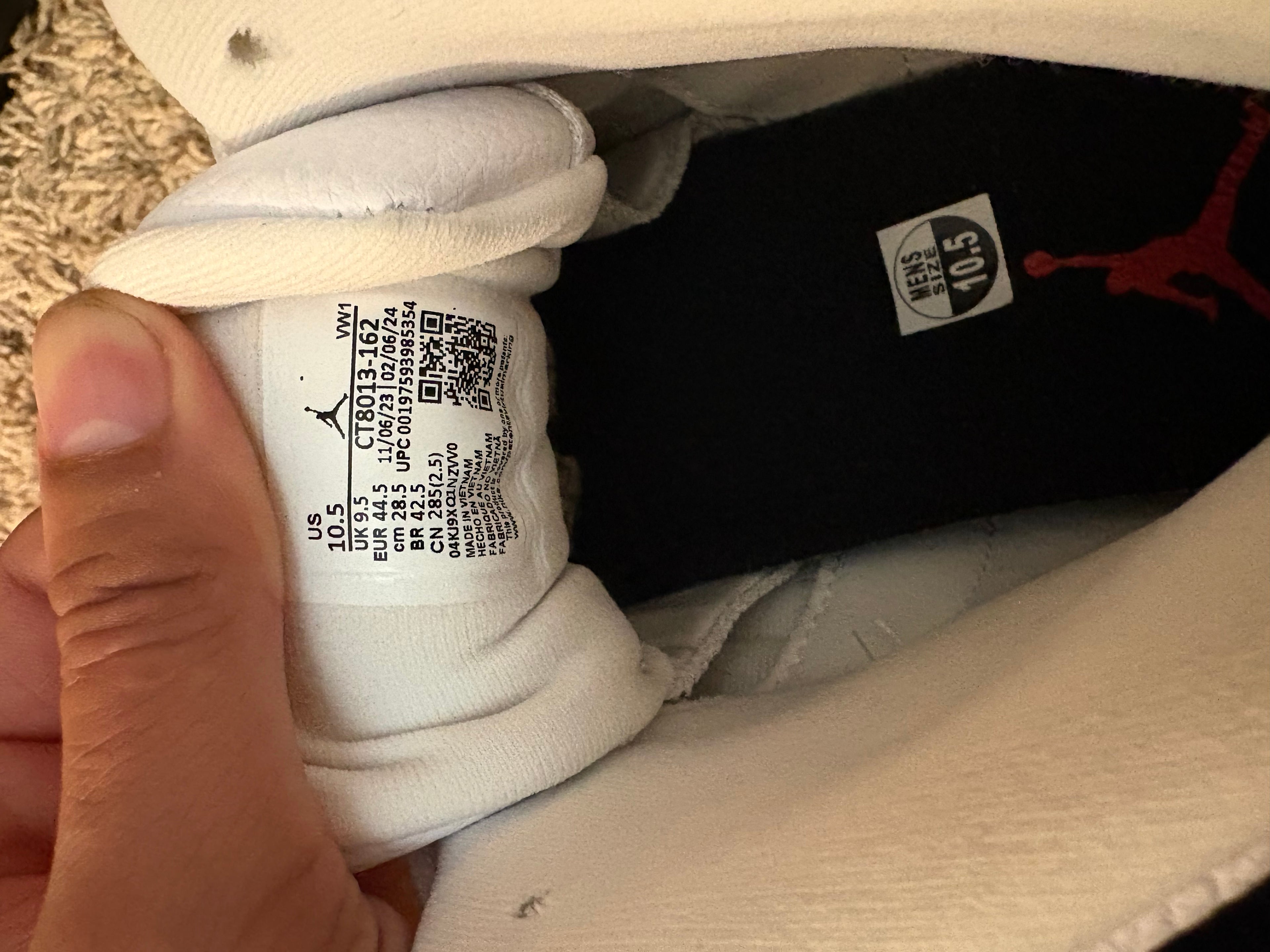 (Brand New) Jordan 12 Taxi Flip - Size 10.5